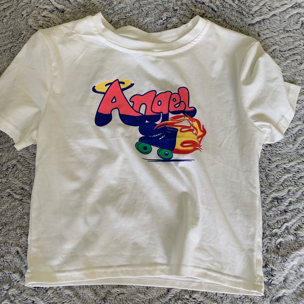 Angel baby tee
